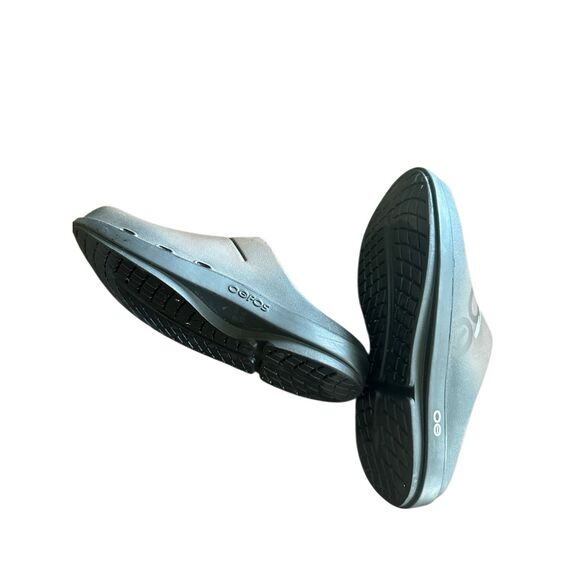 Oofos men’s 12 brown clog recovery shoes slip on Oocloog - Picture 9 of 9